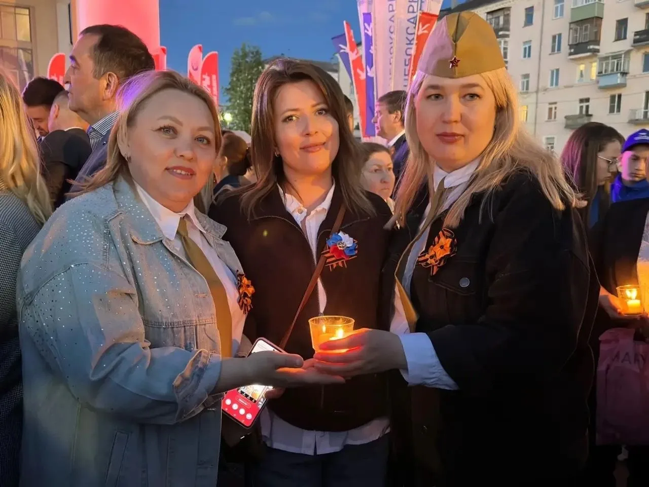Студенты и сотрудники МЦК-ЧЭМК Минобразования Чувашии приняли участие в акции «Свеча Па...