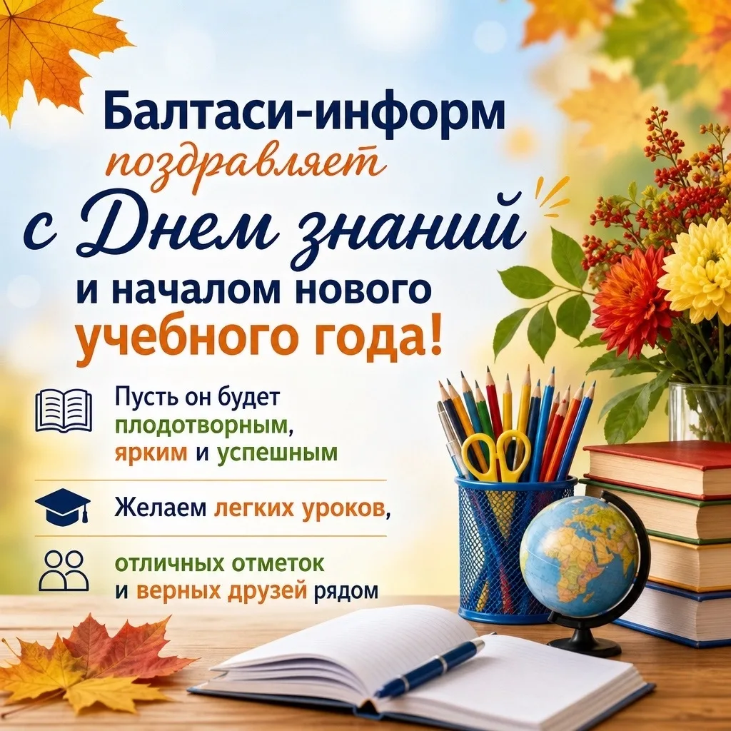 Поздравляем с Днем знаний и началом нового учебного года!