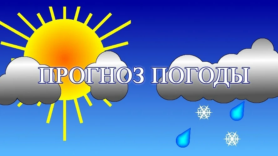 Прогноз погоды на завтра.