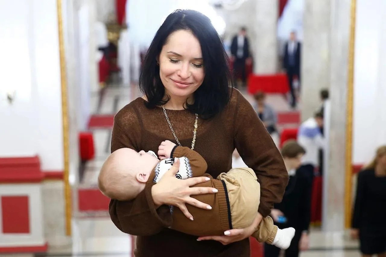 В Краснодарском крае особый труд многодетных матерей отмечается почётным дипломом губер...