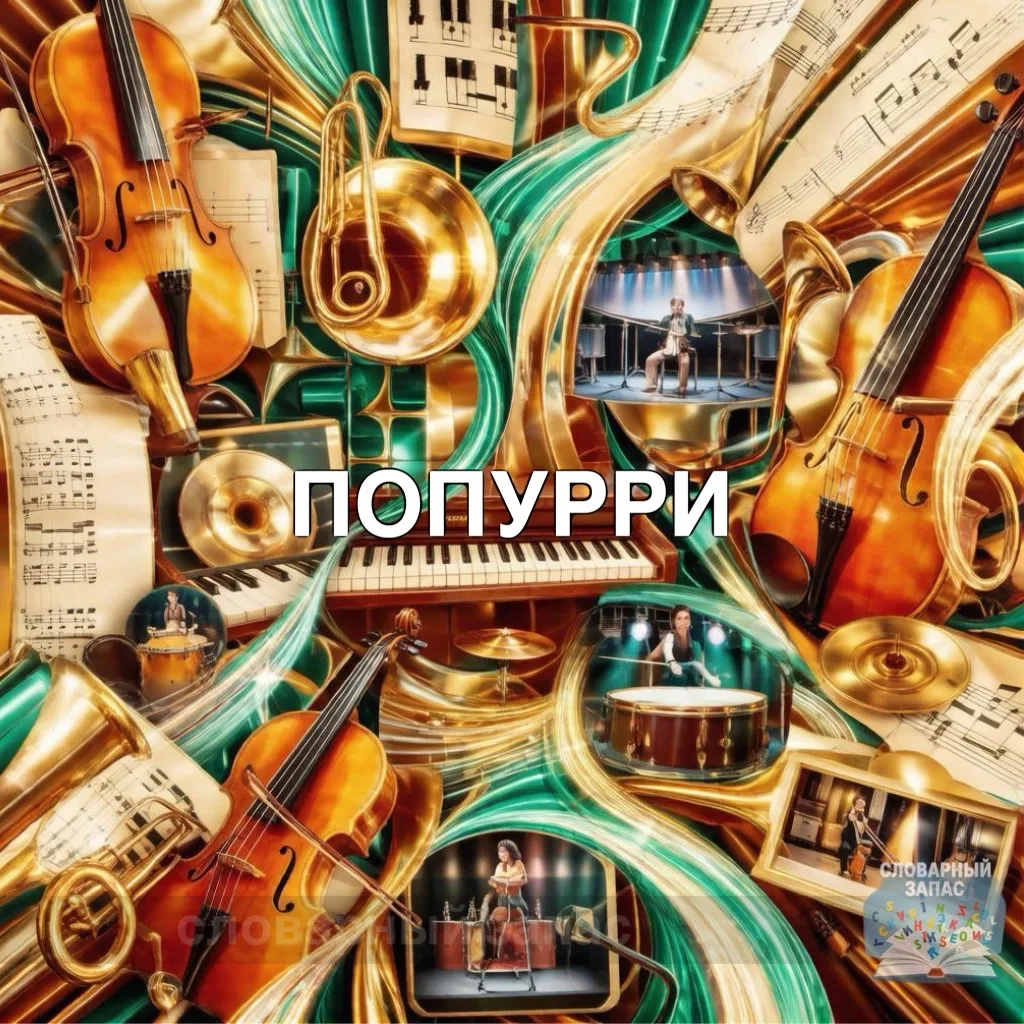 Попурри́ — музыкальная композиция, состоящая из отрывков разных песен, объединённых в единое произве