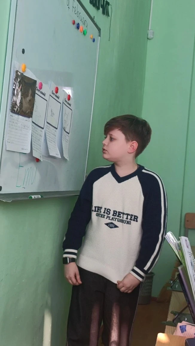 Сегодня в 3 б и 3 в классах прошли увлекательные уроки по английскому языку, ребята подготовили расс