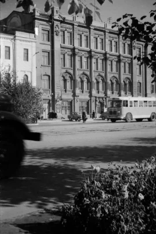 Ретроспектива. Омск. 1958 год. Улица Гагарина.