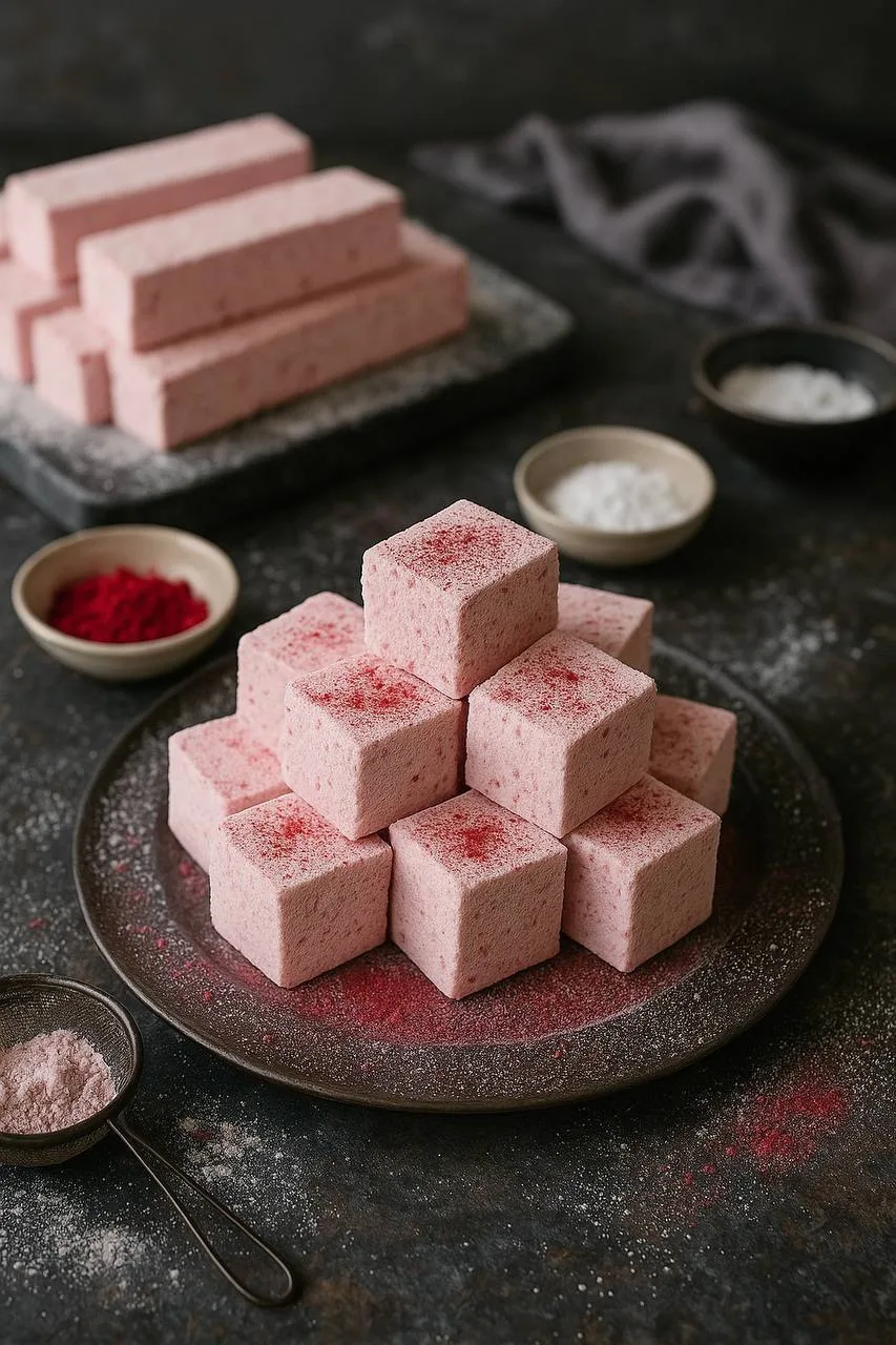 ☁️ Маршмеллоу с клубникой и ванилью