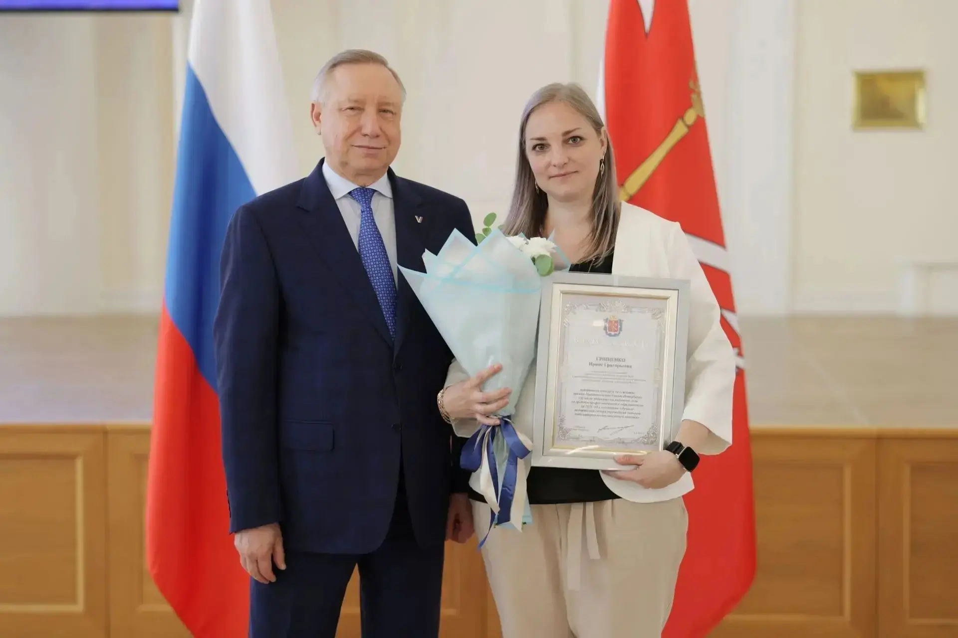 Медицинская сестра Детского поликлинического отделения № 38 Кировского района получила ...