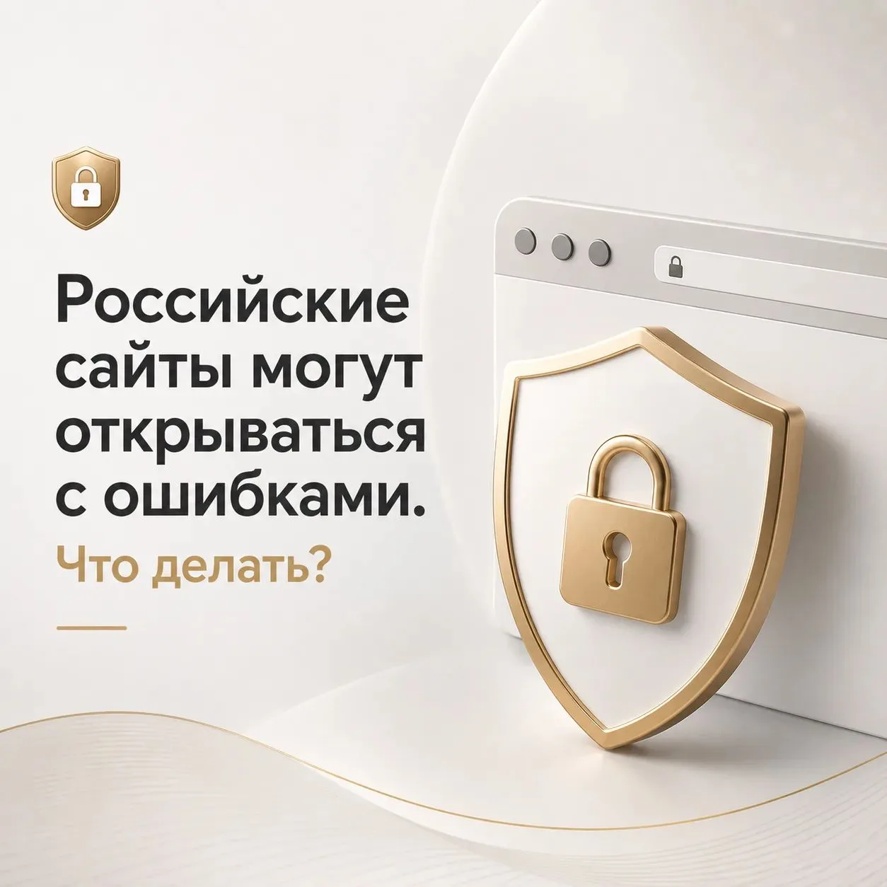 🔐 Российские сайты могут открываться с ошибками. Что делать?

Из-за отзыва зарубежных SSL-сертифика