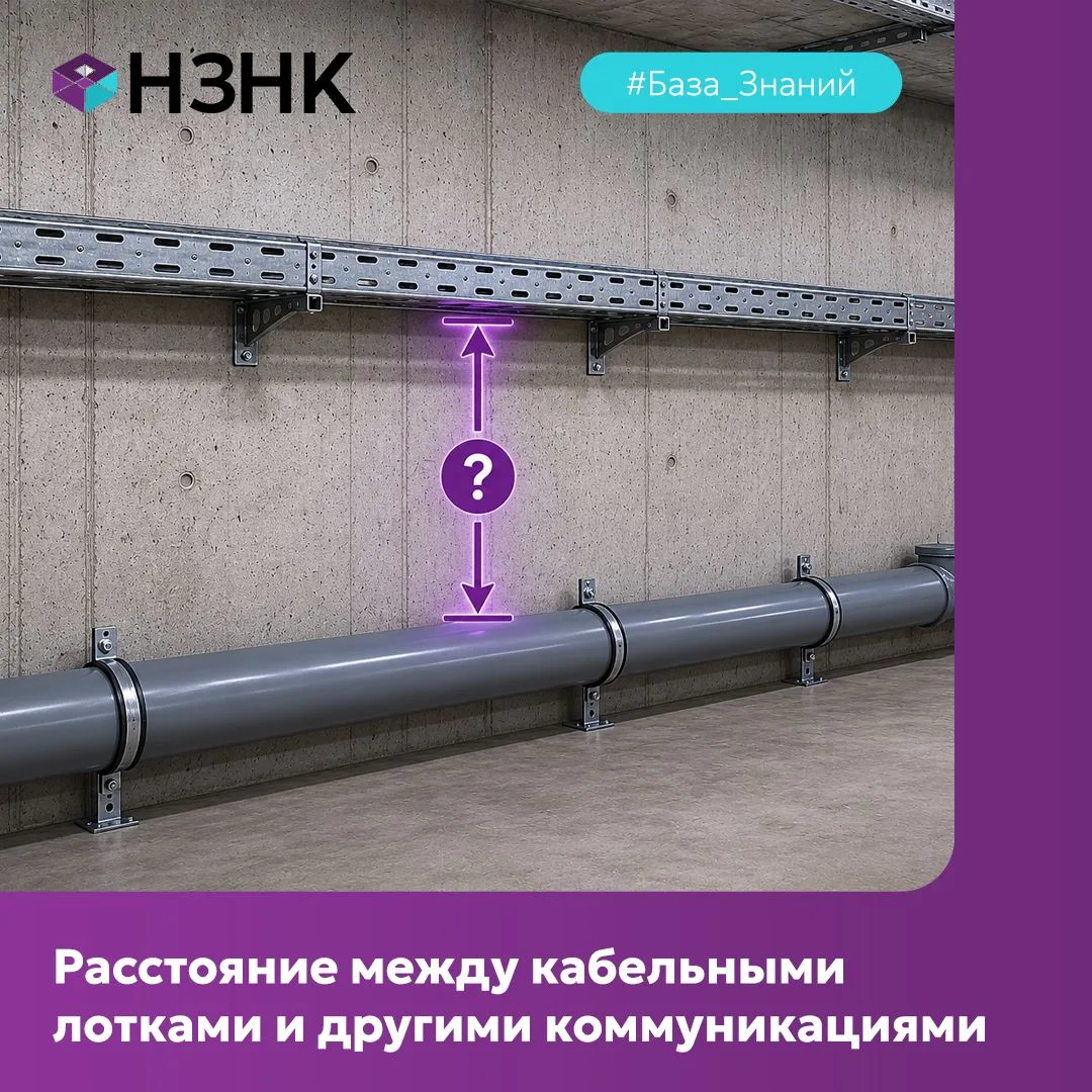 Иногда наши заказчики задают нам вопрос: какое расстояние должно быть между кабельным л...