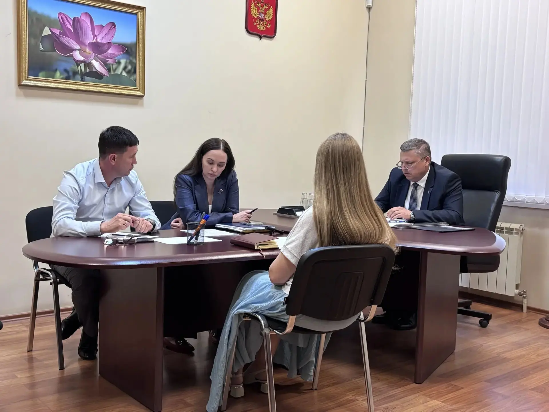 ◽ Сегодня провёл очередной приём граждан. Среди заявителей – молодая астраханка, котора...