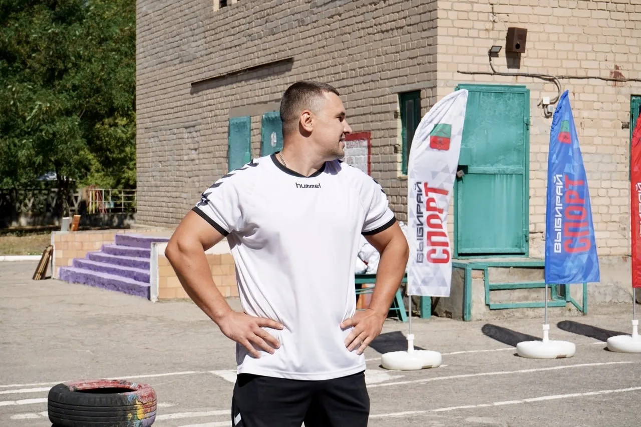 Спортивная зарядка прошла в Детском садике № 44 «Радуга»