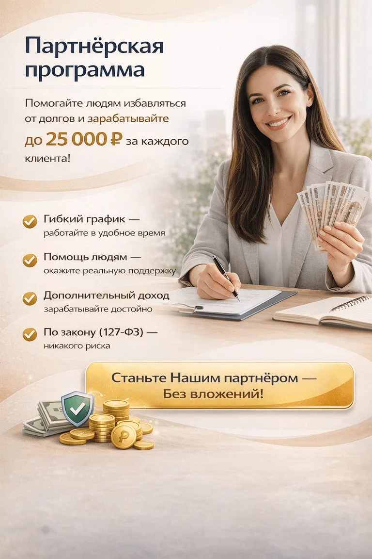 🤝 Станьте нашим партнёром. Помогайте - зарабатывайте.