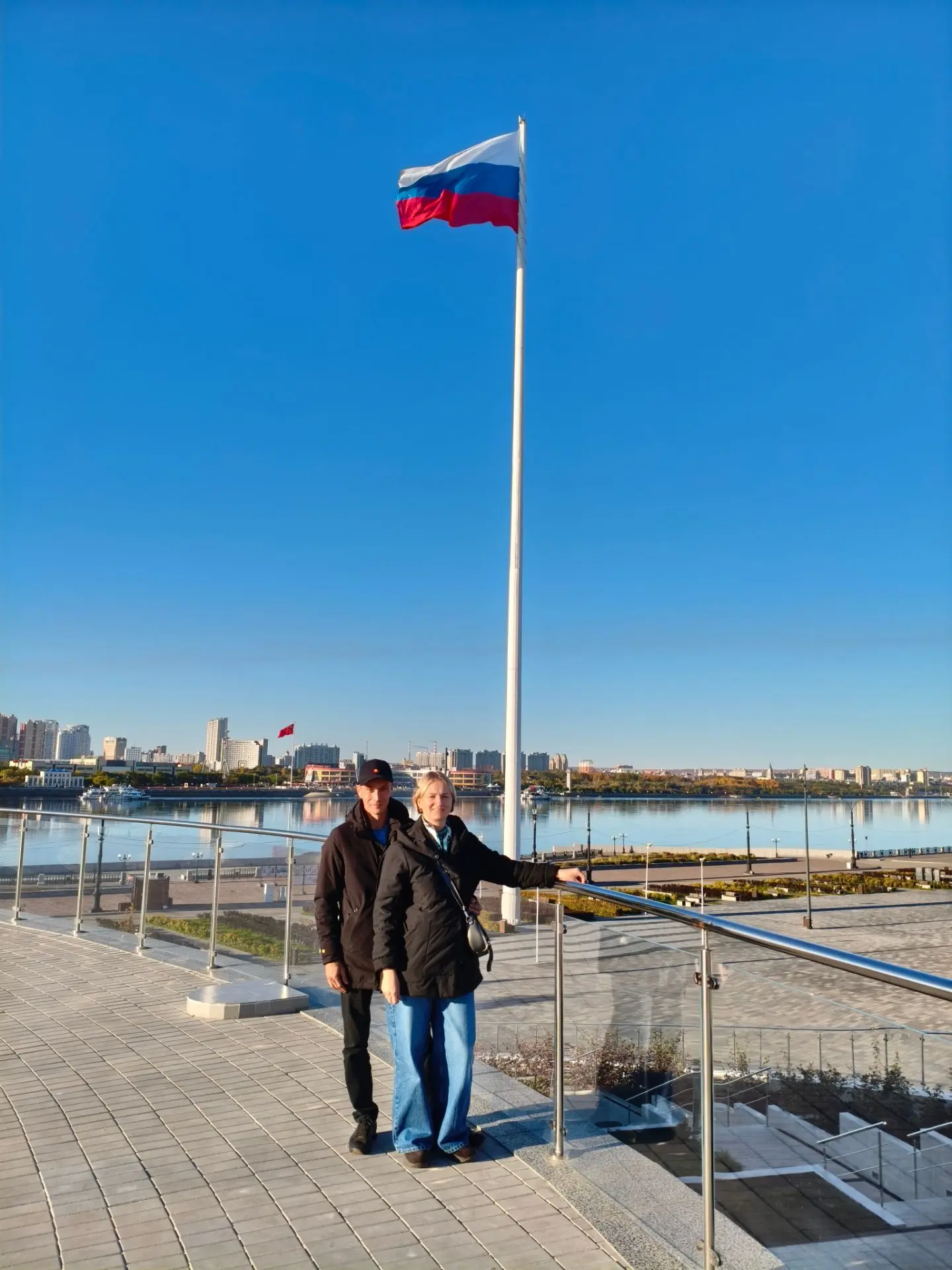 Сегодня встретила наших гостей из Иркутской области ✈️🌍 Немного погуляли по набережной...