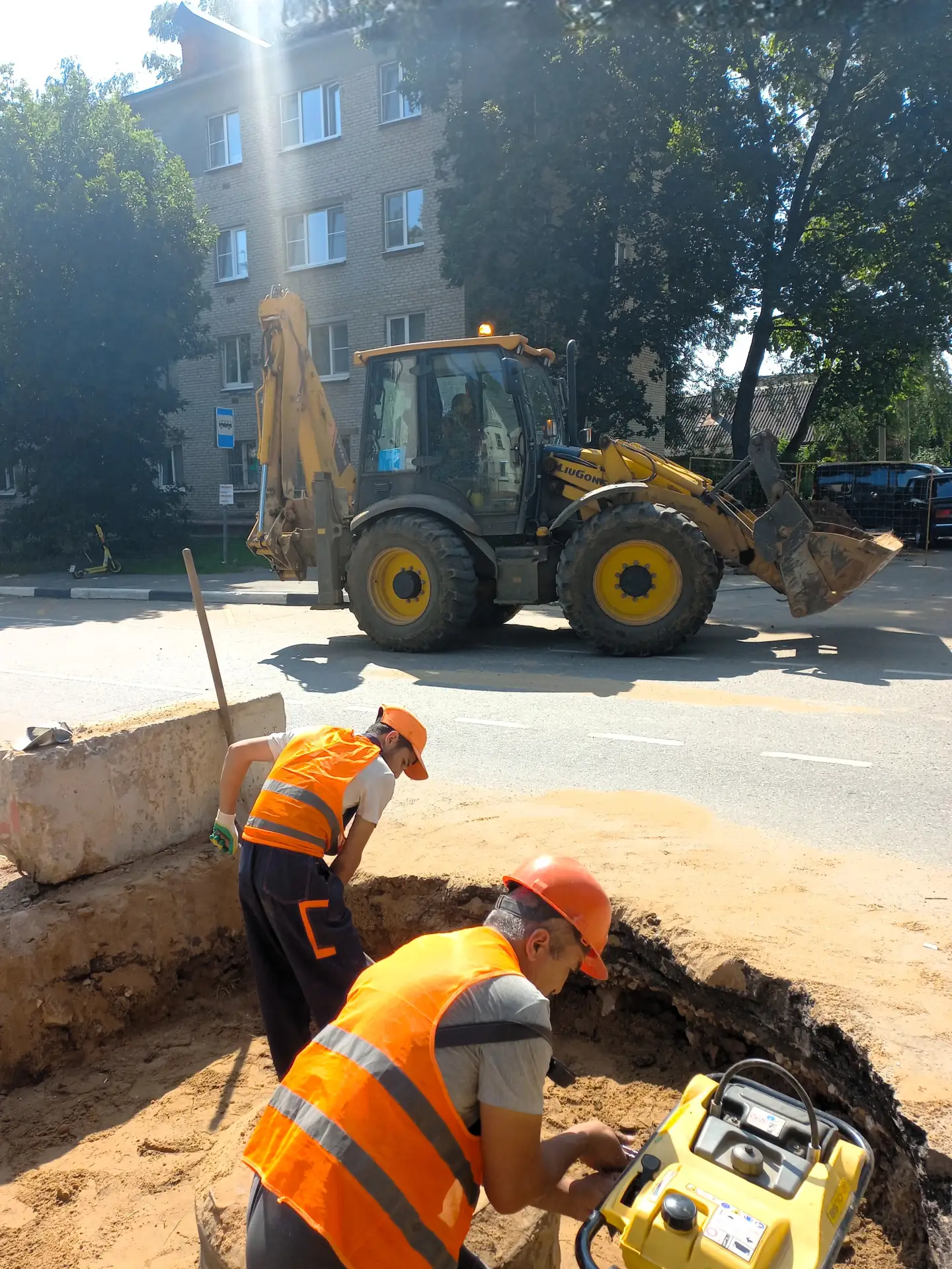В Дедовске капитально ремонтируют сети холодного водоснабжения