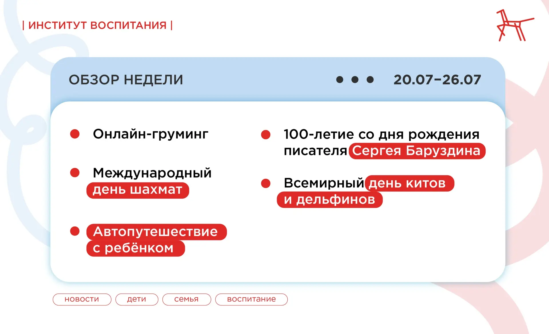 Медиа публикации