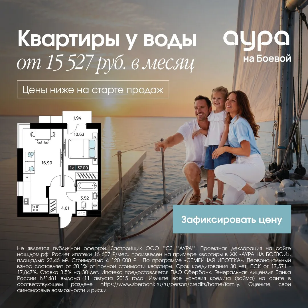 Старт продаж 2-го дома в ЖК «Аура на Боевой» в Астрахани