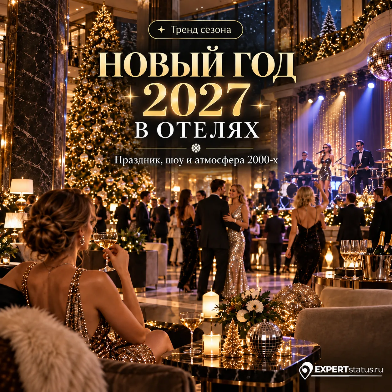🎤 Новый год 2027 в отелях: похоже, нулевые снова в моде