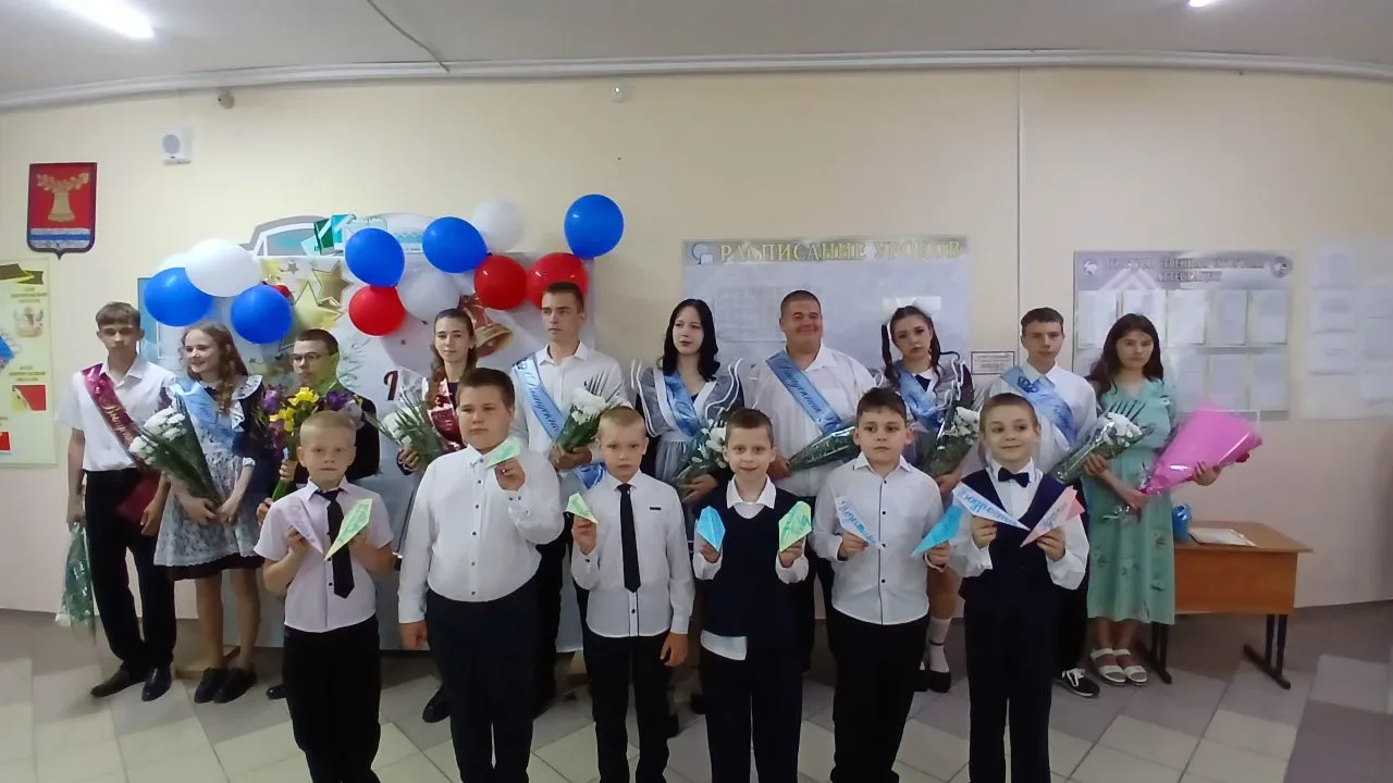 26.05.2026г.  В МКОУ К-Октябрьская СОШ прозвучал Последний звонок для 
выпускников 9-х и 11-х классо