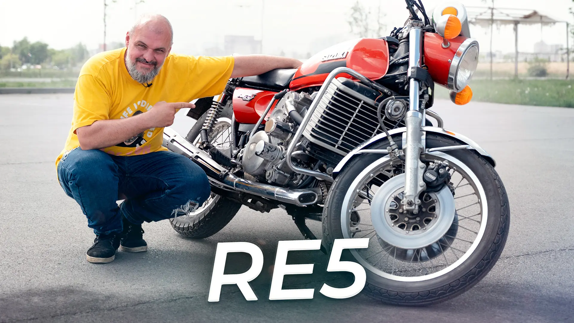 Suzuki RE5 — единственный серийный японский мотоцикл с роторным двигателем Ванкеля. Как...