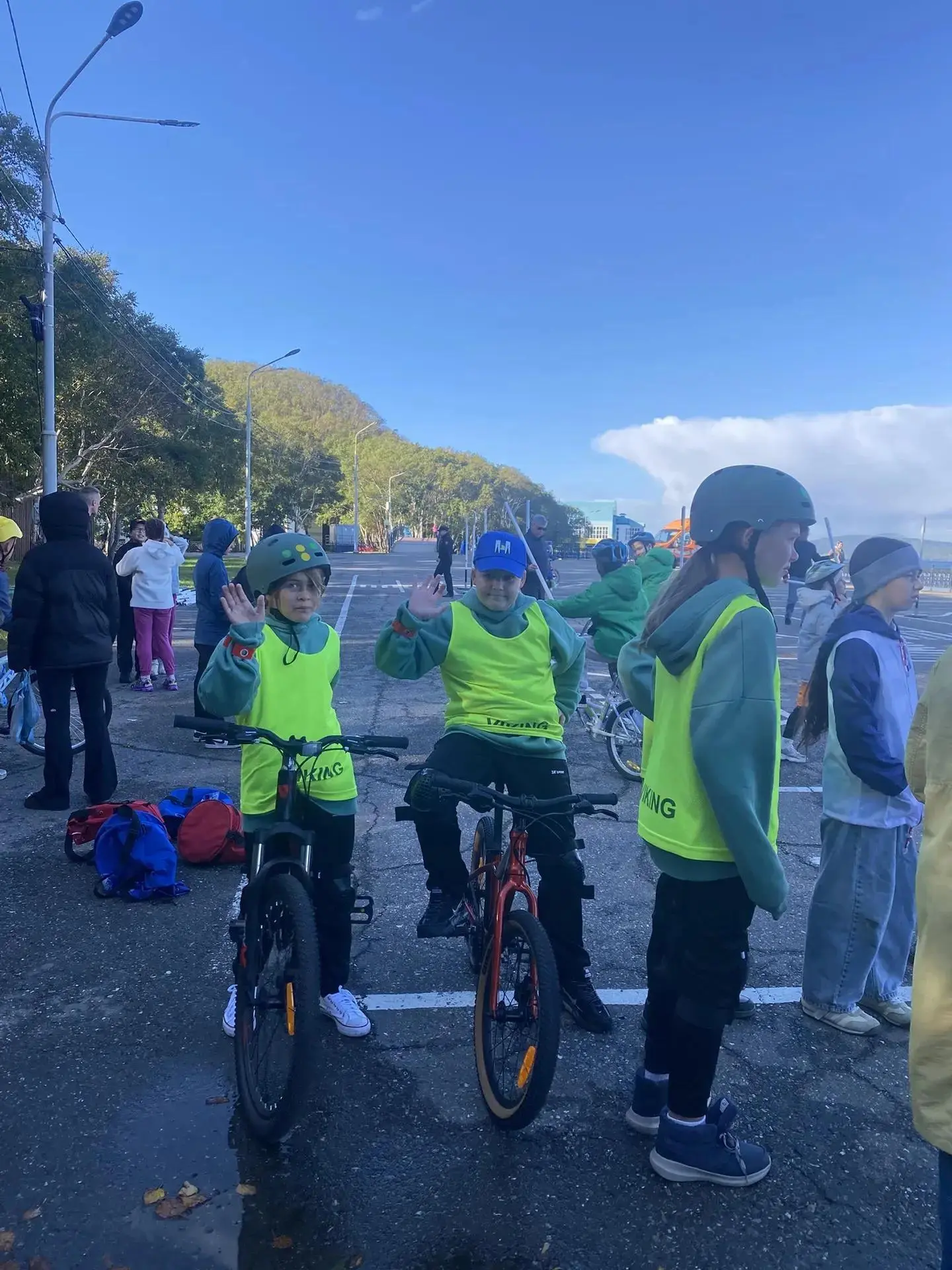 🚲 Сегодня в рамках регионального этапа всероссийского конкурса «Безопасное колесо» уча...