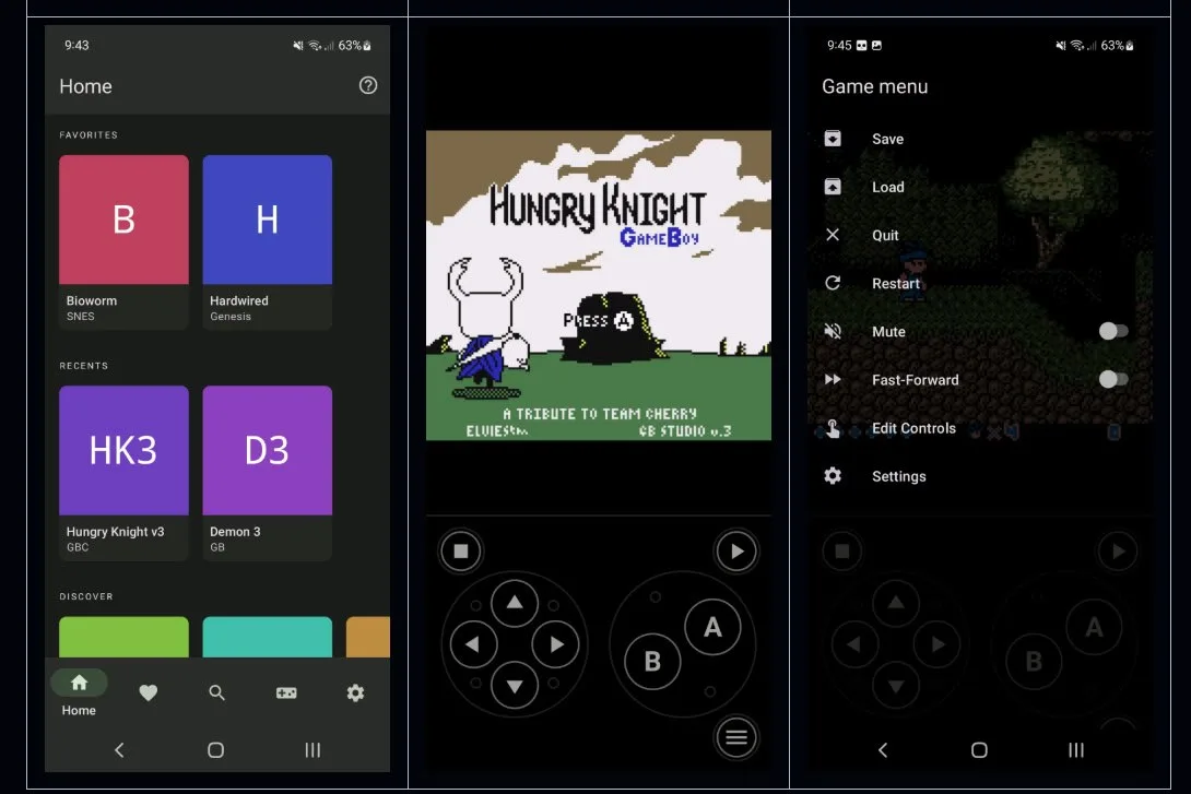 Lemuroid — это проект эмуляции с открытым исходным кодом для Android на основе Libretro.