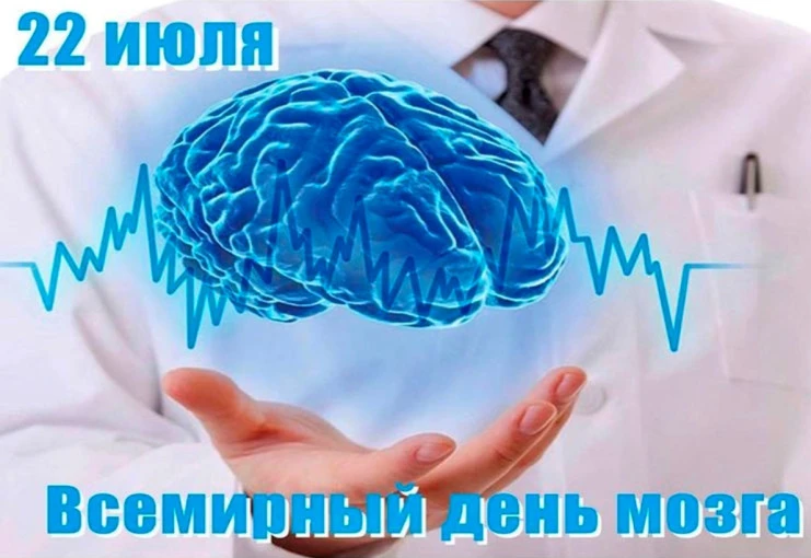 🗓 Всемирный день мозга отмечается ежегодно 22 июля. Этот день был учреждён в 2014 году Всемирной фе