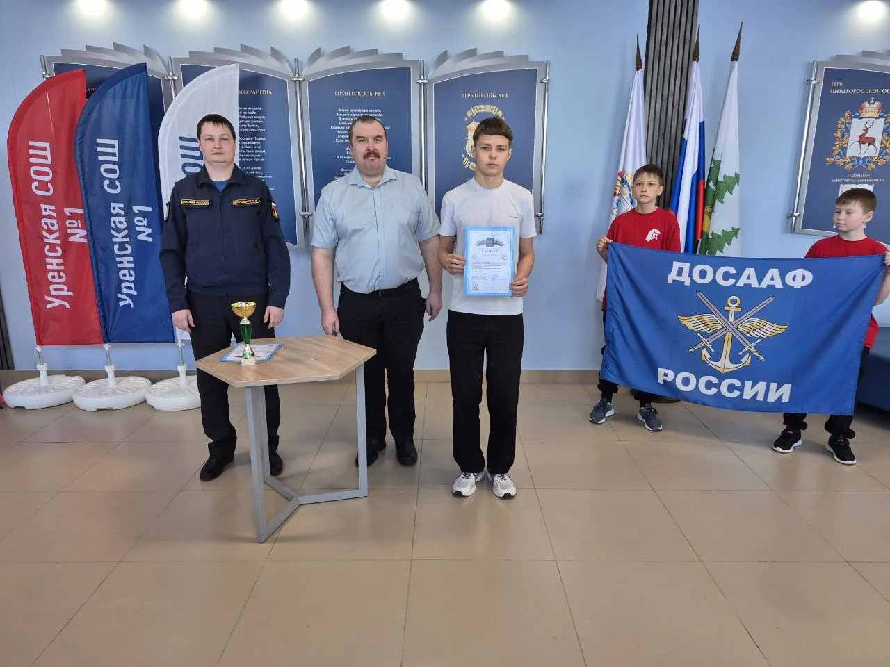 18 февраля в тире Уренской средней школы № 1 состоялись муниципальные соревнования по пулевой стрель