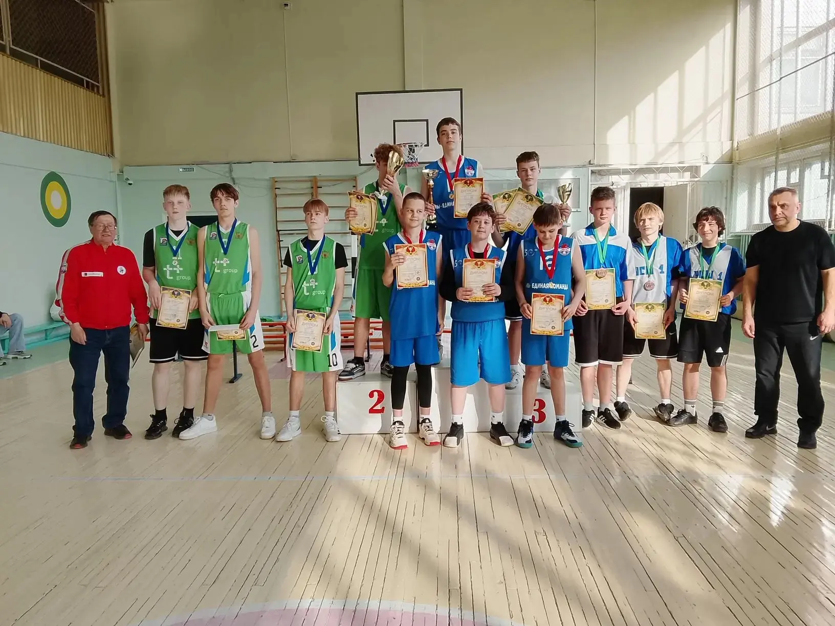 🏀 Атомная энергия спорта: наши снова в топе!  9 апреля в Удомельском округе гремел баскетбольный тур