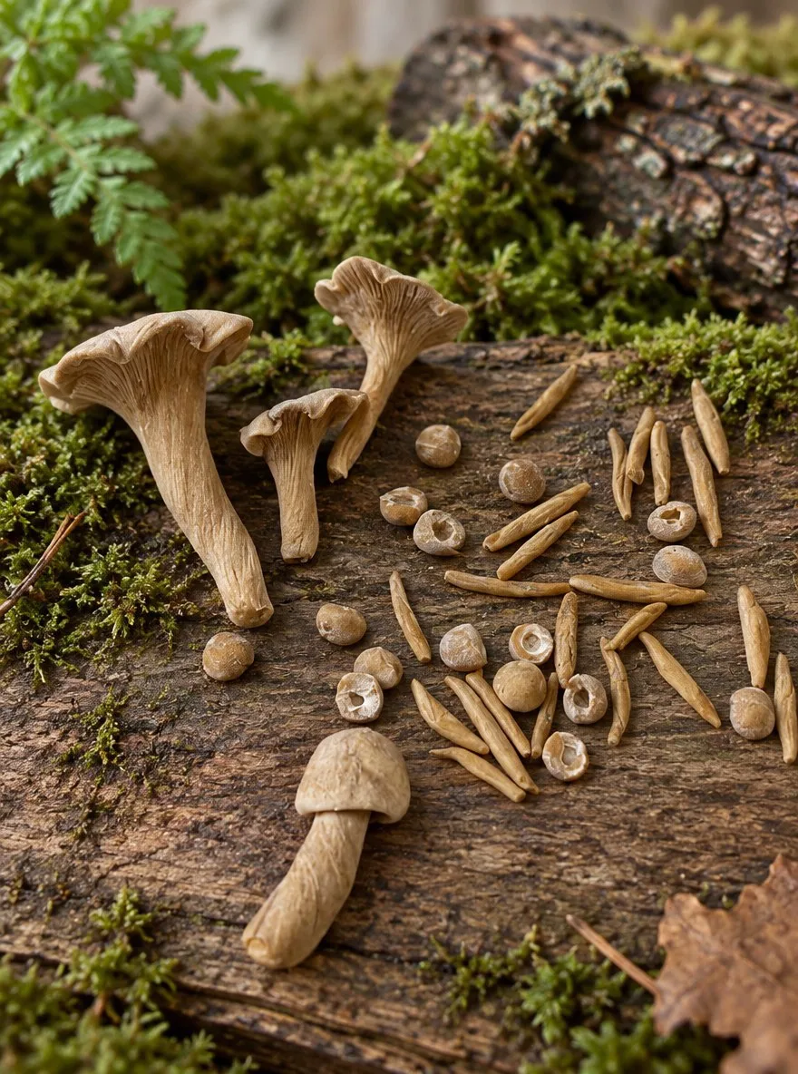 🌿 Секрет мастерской: как мы делаем миниатюрные грибы