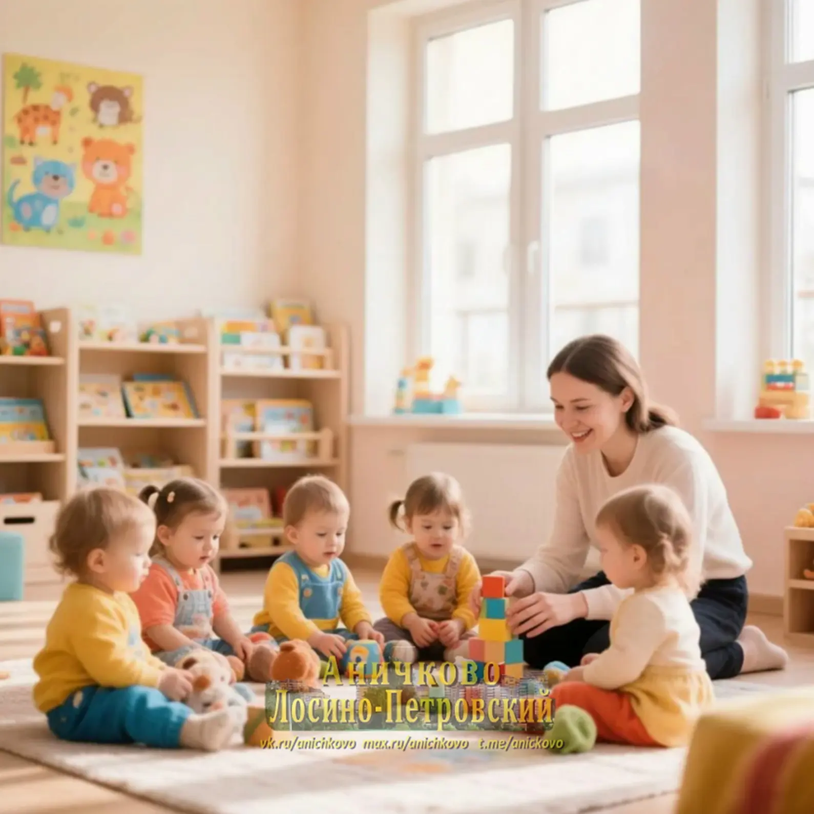 👶 506 детей начнут посещать ясельные группы с 1 сентября в Лосино-Петровском!