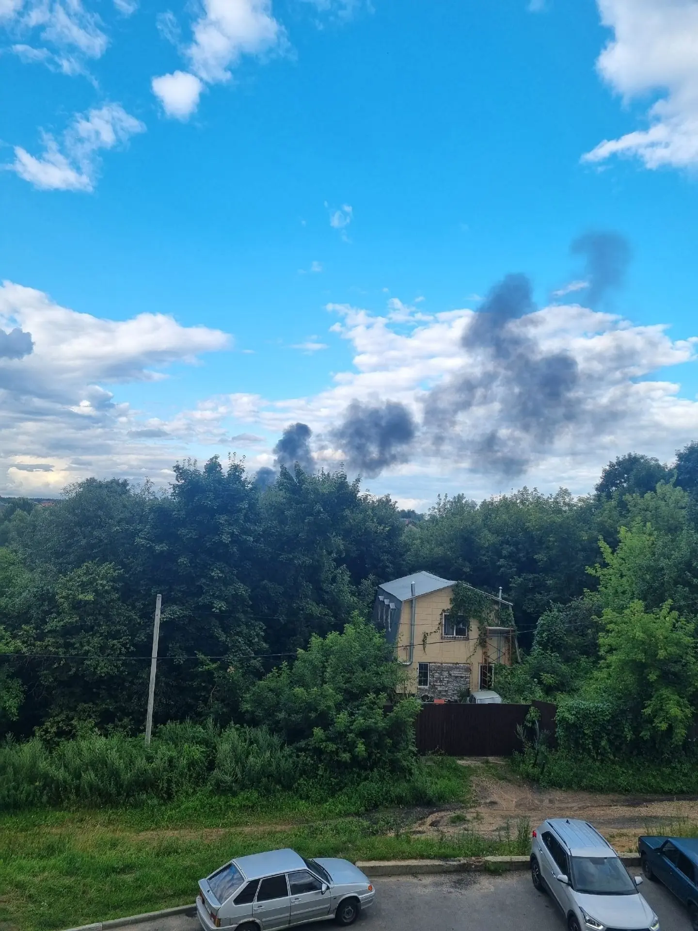 Что горит в районе питомника?