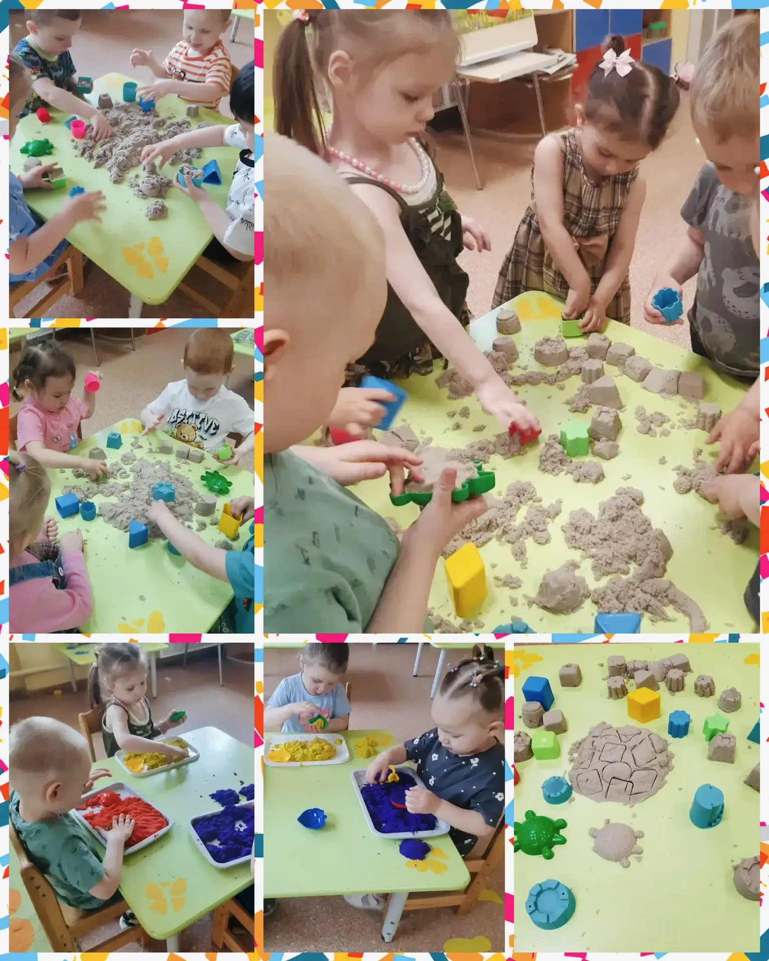 🧸✨ Кинетический пластилин в деле!
