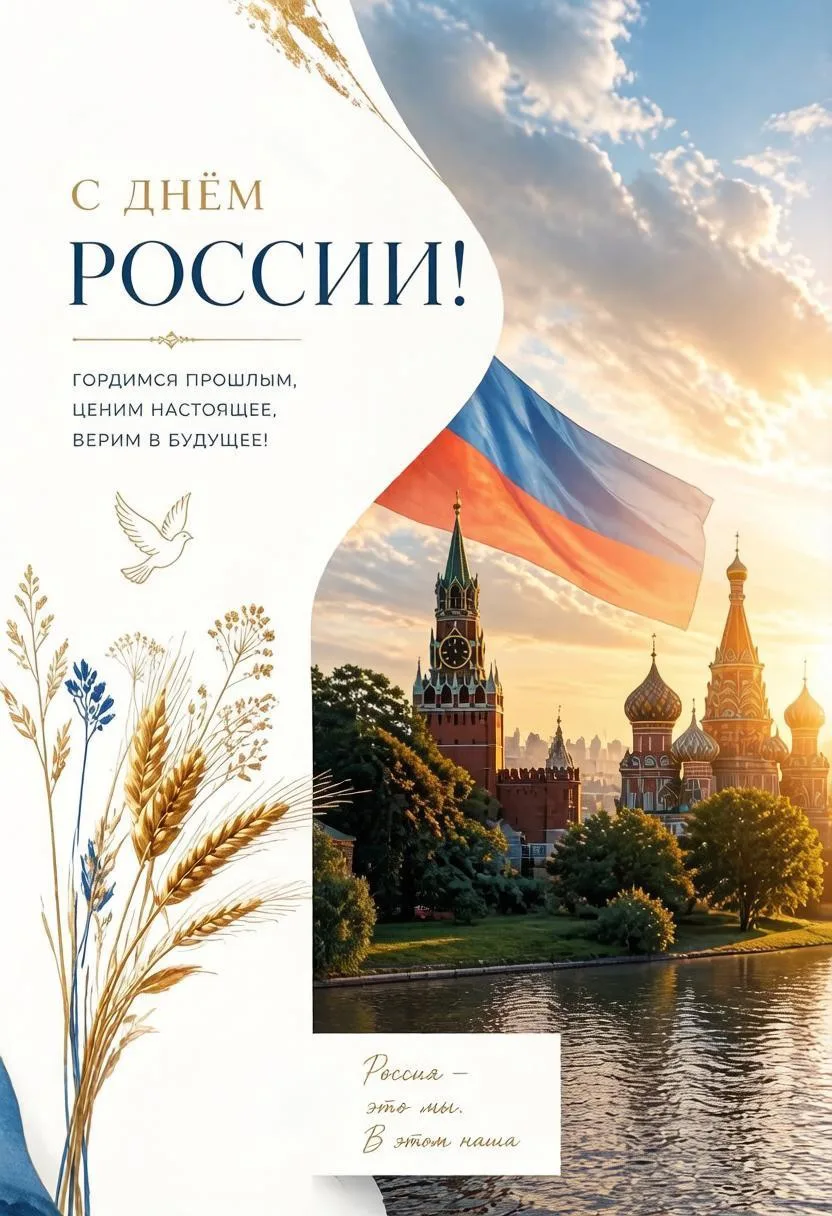 С праздником, Россия! Ты — наша сила и вдохновение 🤍💙❤️

Сегодня, 12 июня, вся страна отмечает Ден