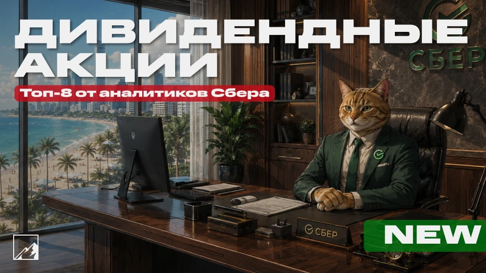 🚀 Топ-8 лучших дивидендных акций от Сбера. Самый свежий летний топ