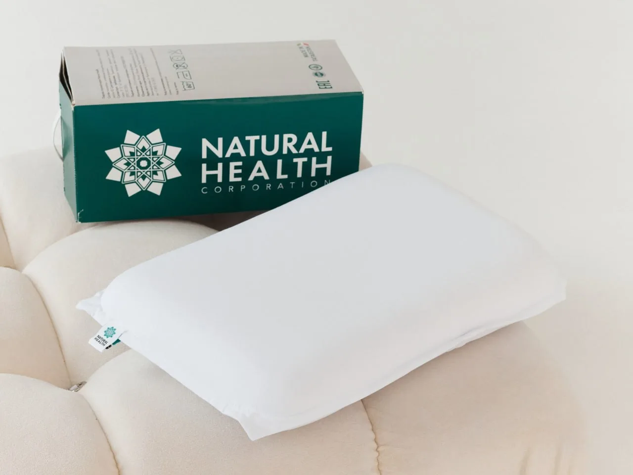 Пост для тех, кто не высыпается 😱  Вам нужна анатомическая подушка от Natural Health.  Подушка облад