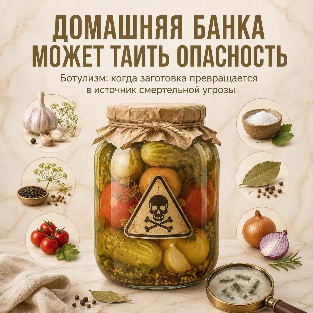 🫙 Опасность в закатке: когда домашняя банка требует осторожности