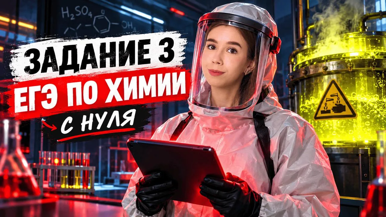 Задание 3 ЕГЭ по химии с нуля