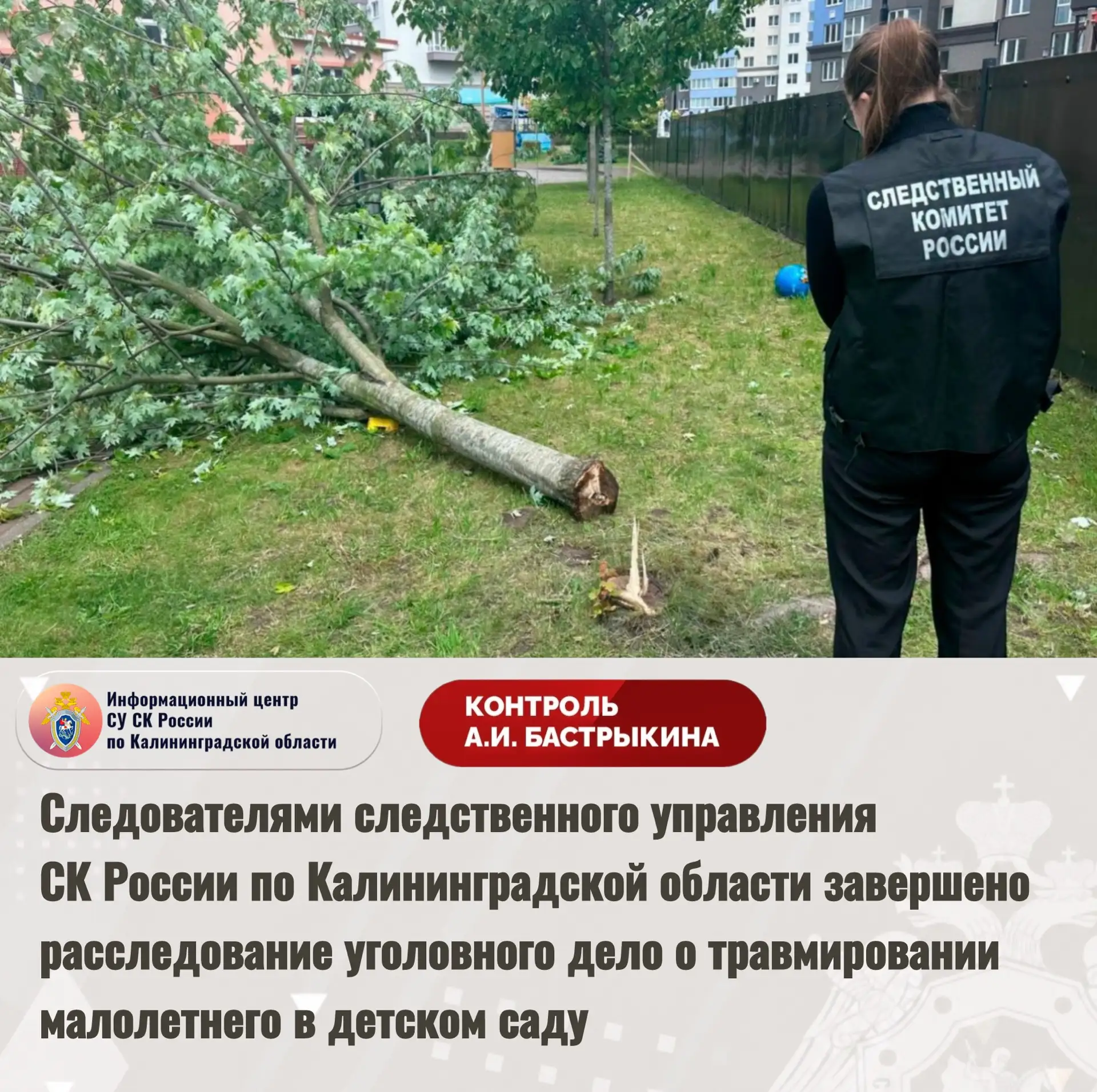 Следователями СУ СК России по Калининградской области завершено расследование уголовног...