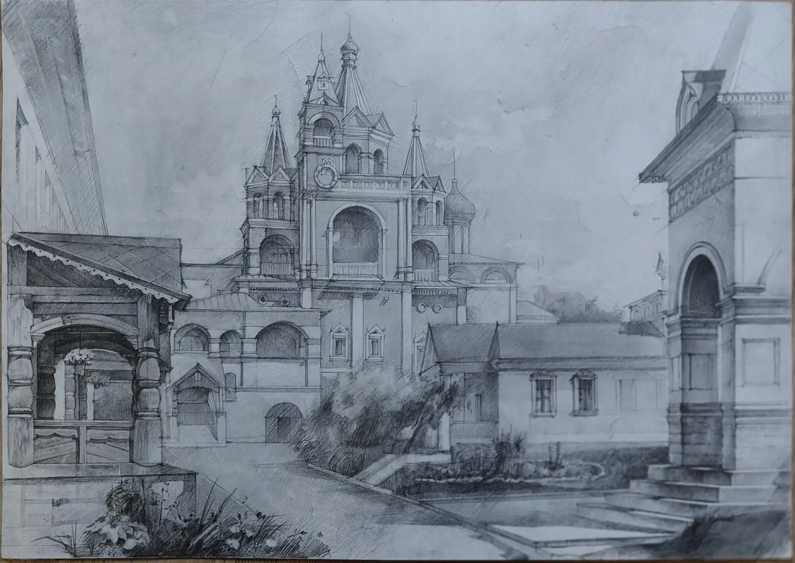 Карандаш.  Саввино-Сторожевский монастырь.