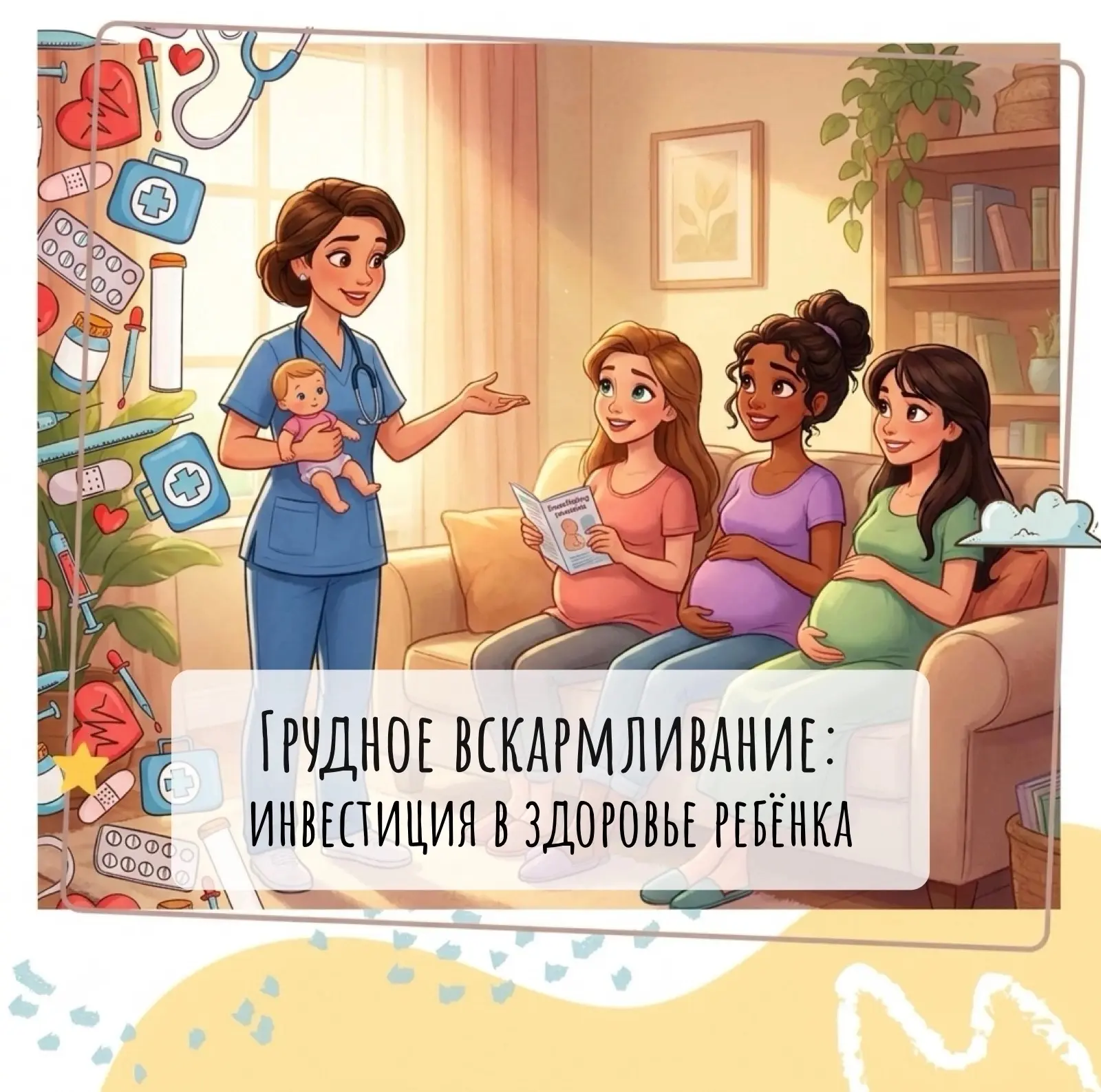 🔊 Неделя популяризации грудного вскармливания.