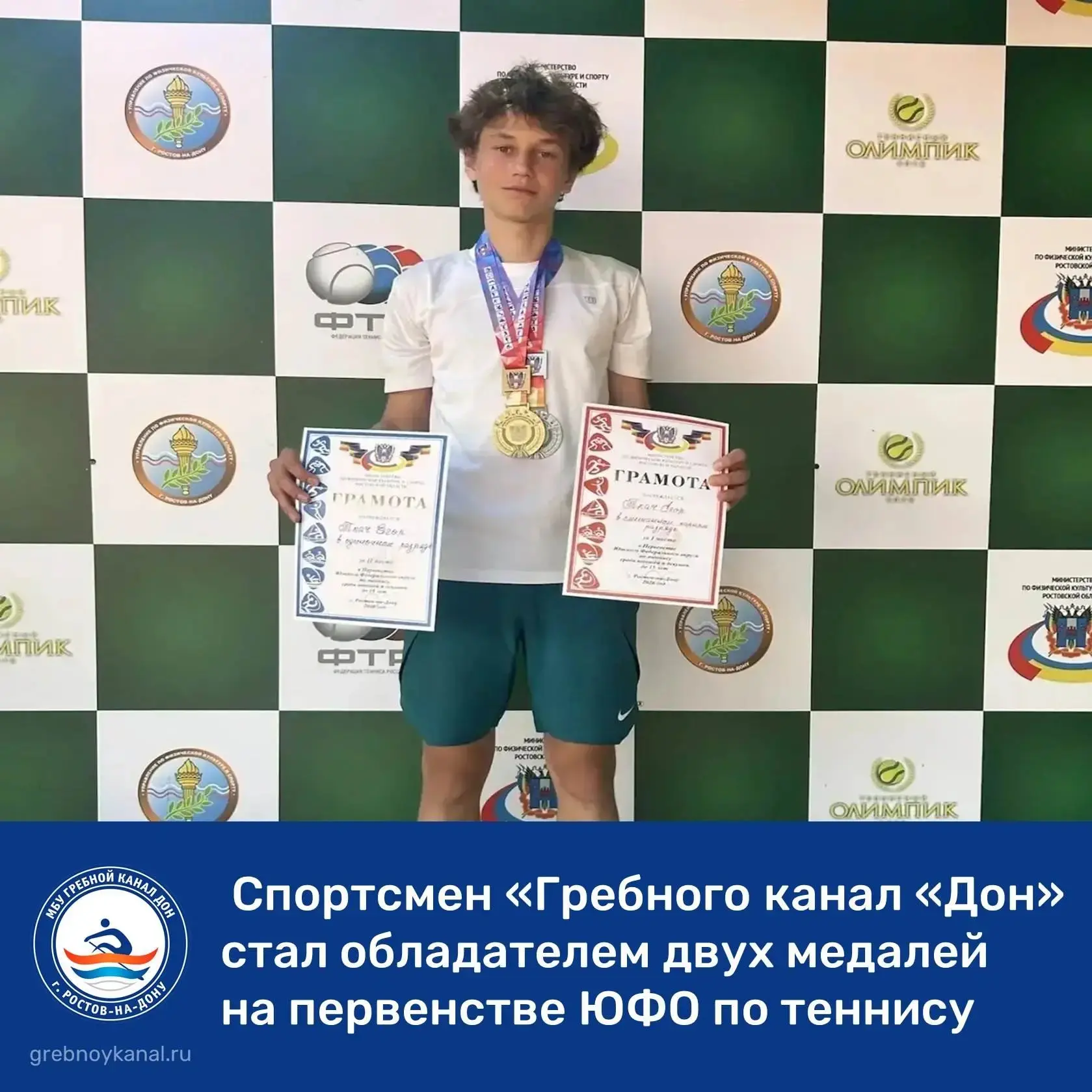 🎾 23 мая в Ростове-на-Дону завершилось Первенство Южного Федерального округа по теннис...