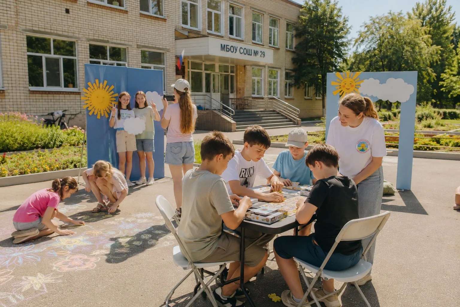 📢 Площадка СОШ № 29: июнь — финиш, июль — старт! 🎉
Ждём ребят снова! ☀️
📅 Июль: 1–4, 7–11, 14–18 