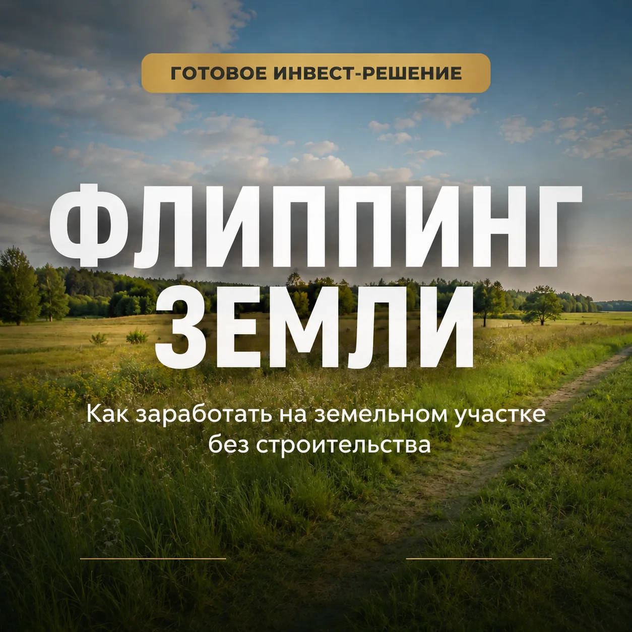 ГОТОВОЕ ИНВЕСТ-РЕШЕНИЕ ДЛЯ ВАШИХ ИНВЕСТОРОВ