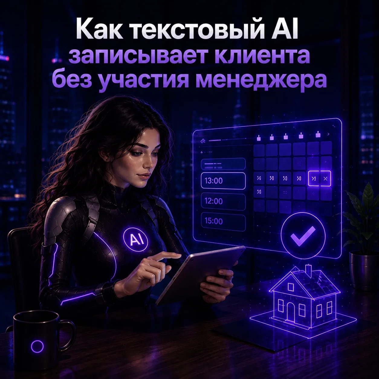 Как текстовый AI записывает клиента без участия менеджера
