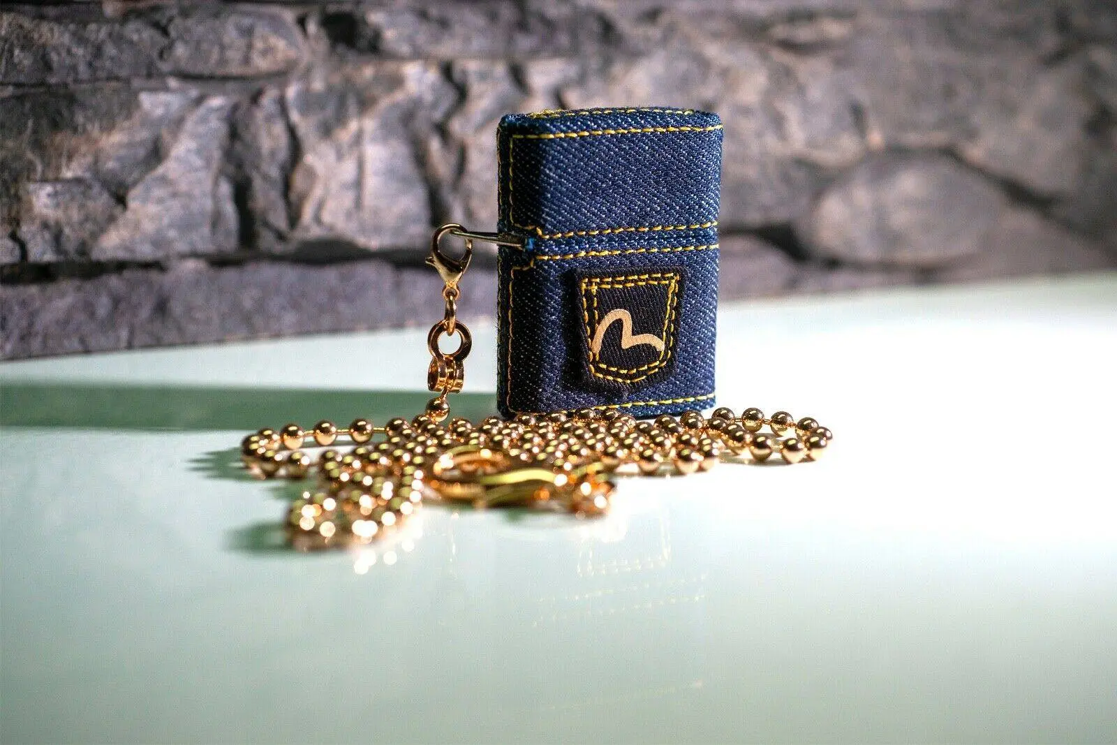Zippo "EVISU Jeans" Loss proof, японский дизайн.