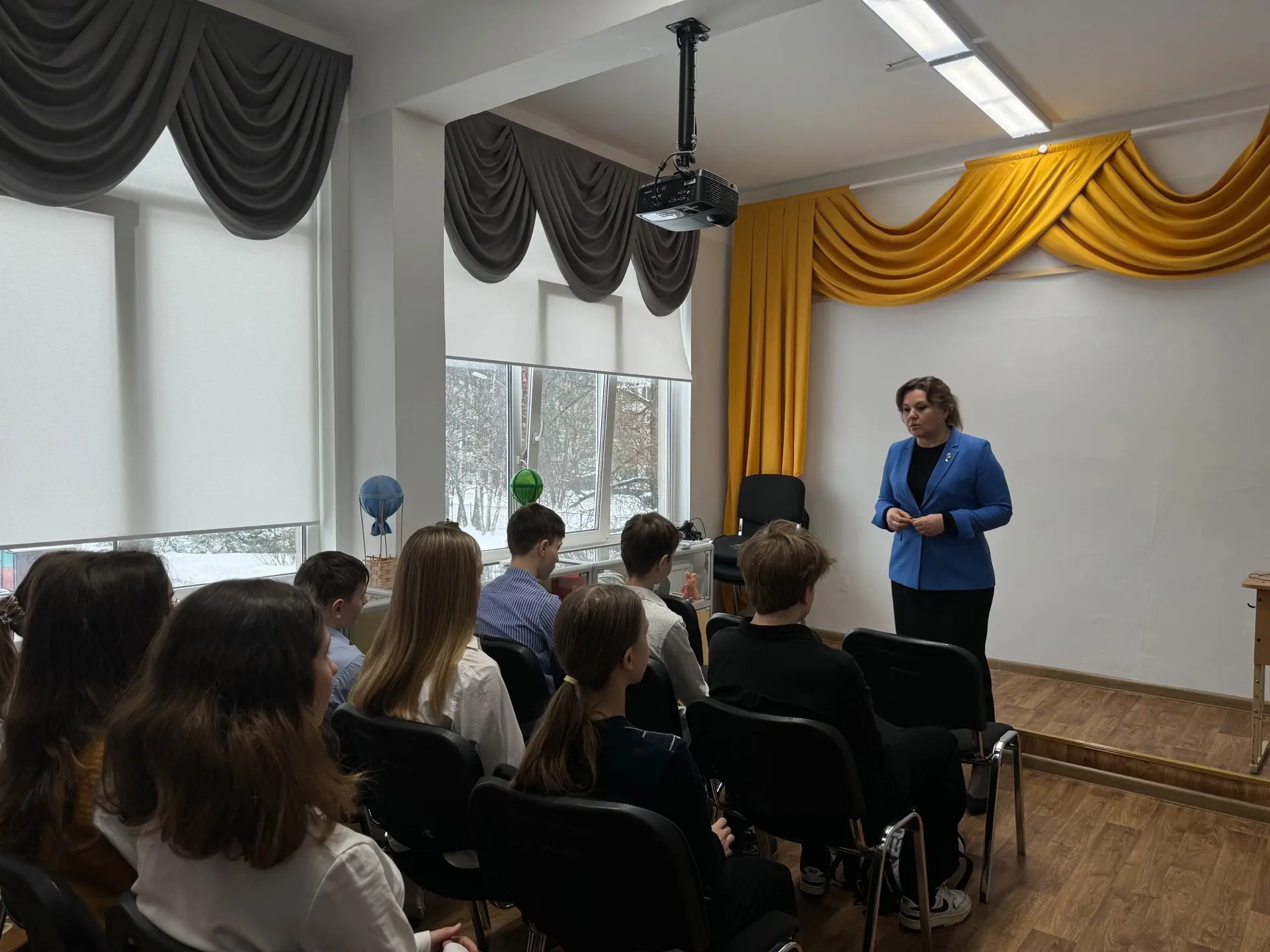 В добрый путь! Напутствие от директора команде 7Б класса  В преддверии важного спортивного события в