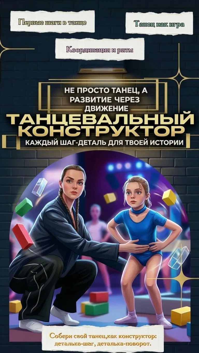 Хотите, чтобы ребёнок не просто танцевал, а творил?🤔