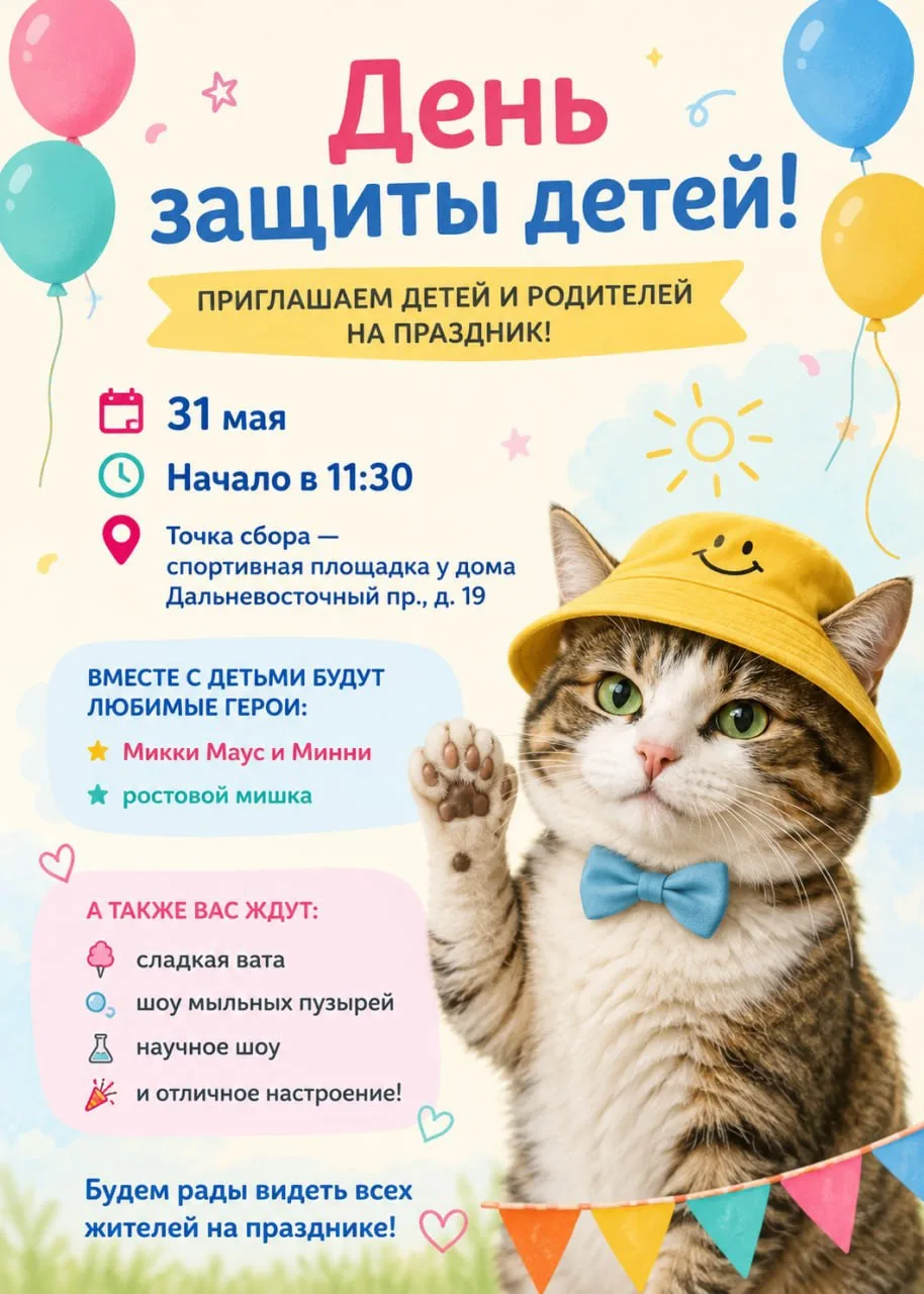 🎈 Уважаемые жители!