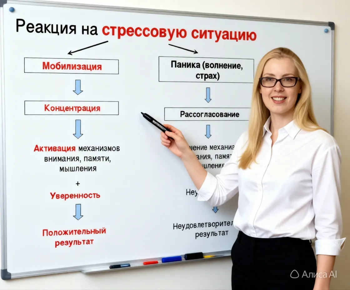 СТРЕСС — это всегда плохо? 🤔

Смотрим на схему и видим: НЕТ. Всё зависит от того, КАК вы реагируете