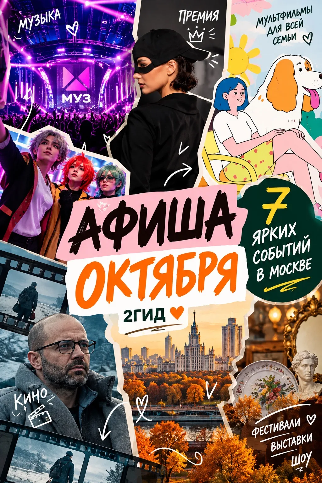🍂 7 главных событий октября в Москве 🧡