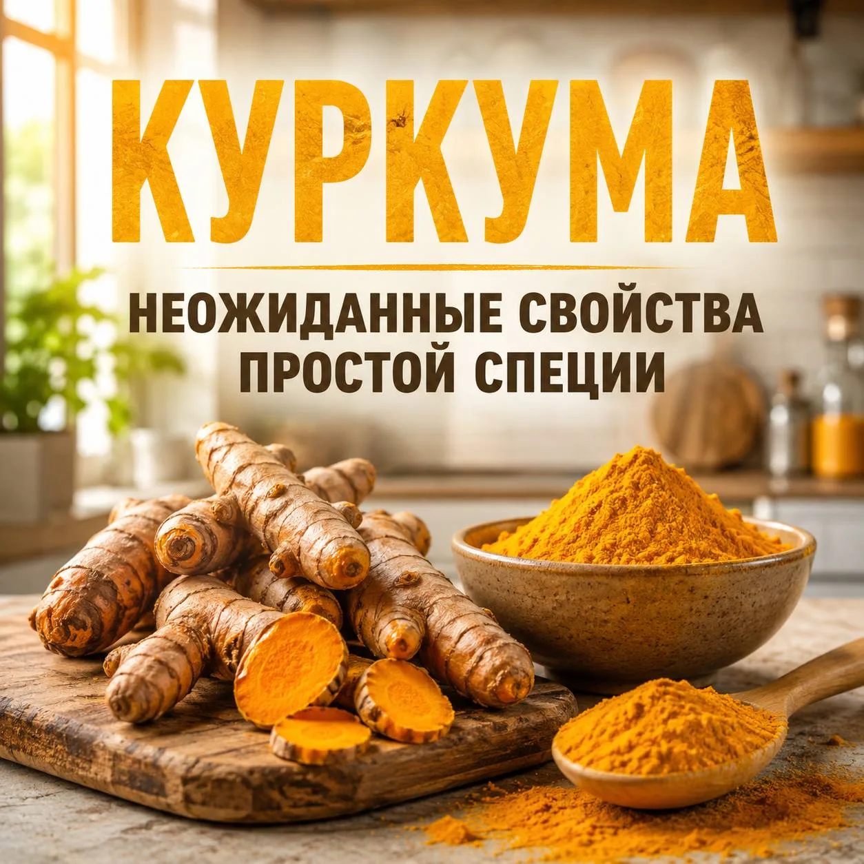 🌿 КУРКУМА - НЕОЖИДАННЫЕ СВОЙСТВА ПРОСТОЙ СПЕЦИИ