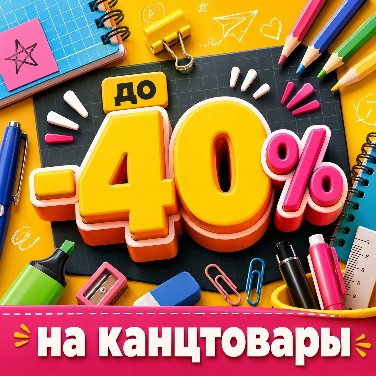 ✏️ Напоминаем! Наш ФЕСТИВАЛЬ КАНЦТОВАРОВ продолжается!